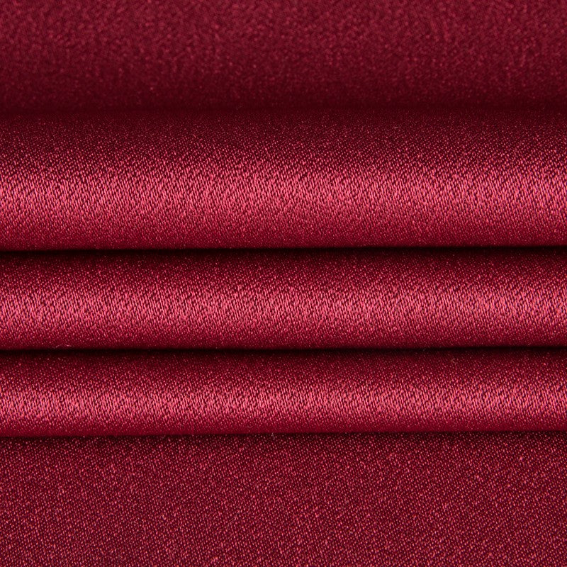Tissu Crêpe Satin Bordeaux - Ribes y Casals