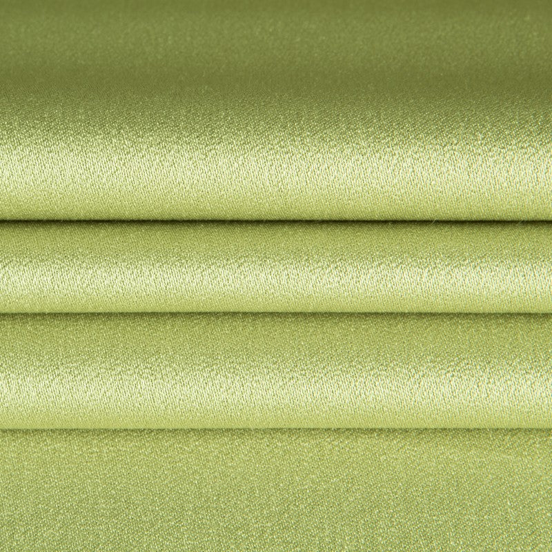 Tissu Crêpe Satin Vert Doré - Ribes y Casals