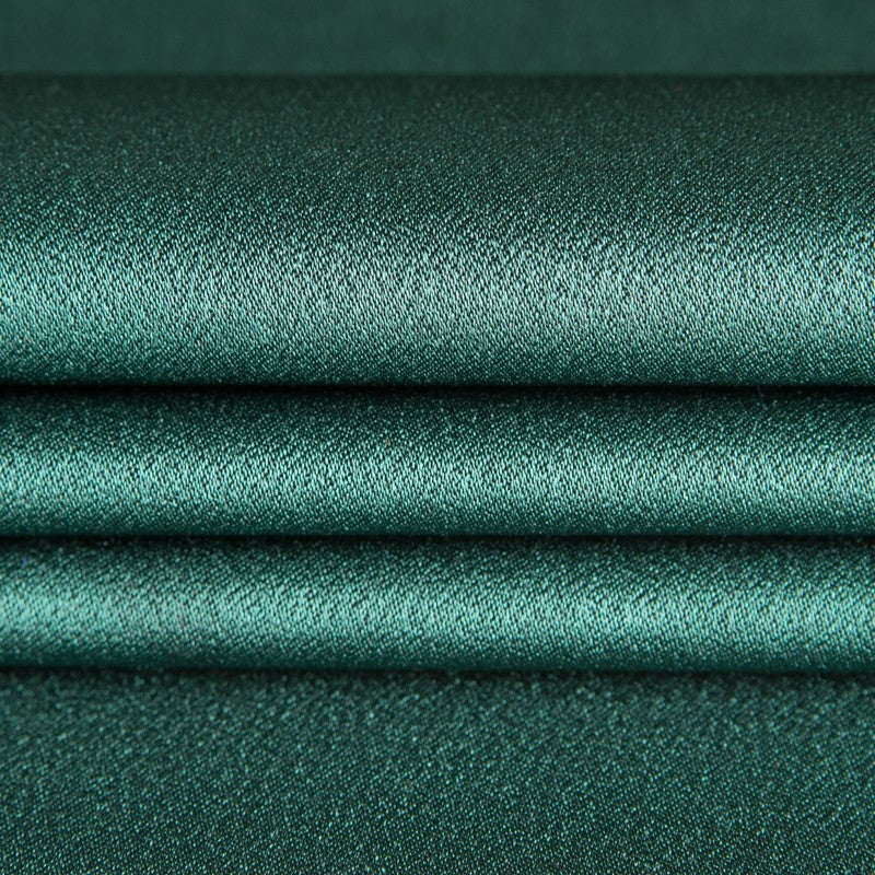 Tissu Crêpe Satin Vert Foncé - Ribes y Casals