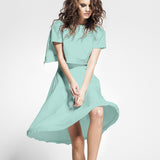 Tissu Crêpe Vert Eau - Ribes y Casals