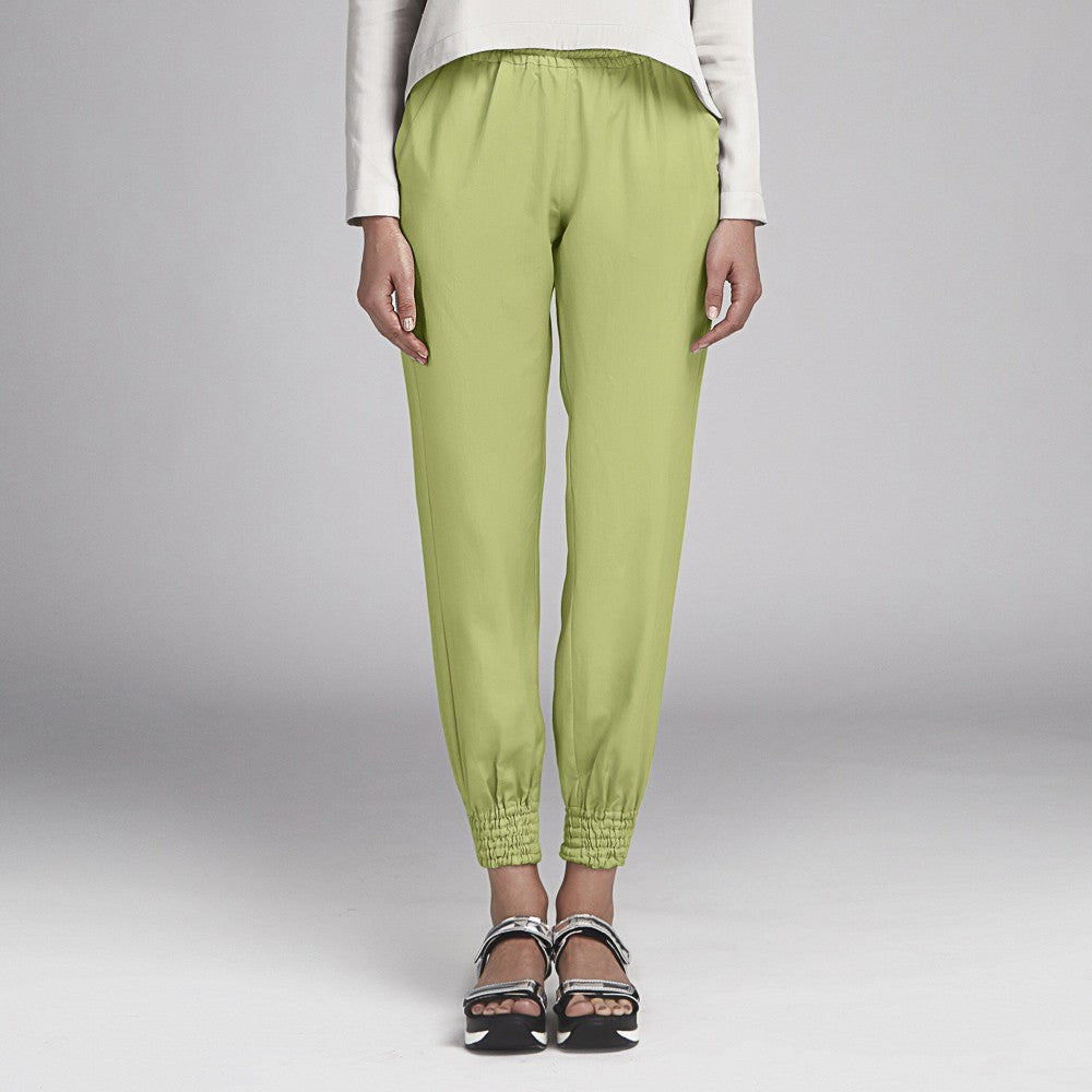 Tissu Crêpe Vert Pistache - Ribes y Casals