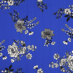 Tissu Bleu Crêpe Vintage - Ribes y Casals