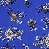 Tissu Bleu Crêpe Vintage - Ribes y Casals