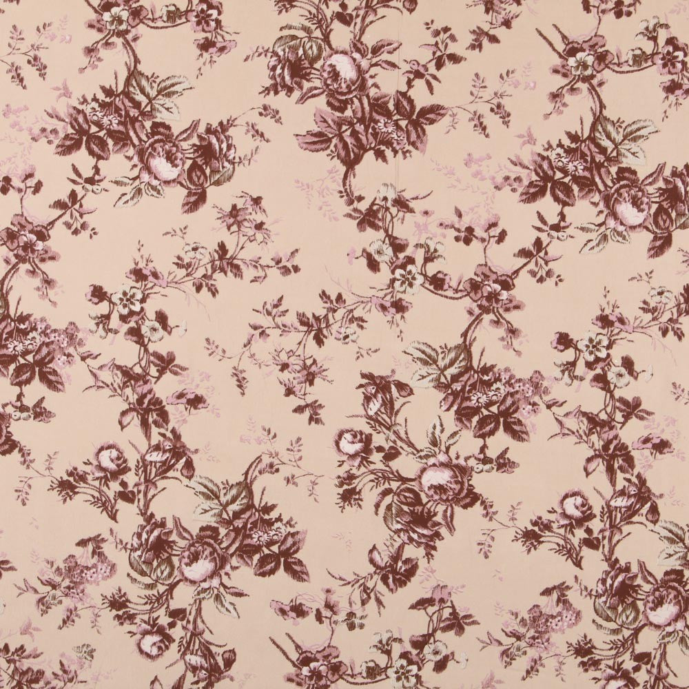 Crêpe Viscose Vintage Rose - Ribes y Casals