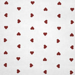 Tissu Coton Coeurs Rouges - Ribes y Casals