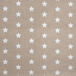 Tissu Coton Étoiles Fond Camel - Ribes y Casals