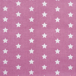 Tissu Coton Étoiles Fond Rose - Ribes y Casals