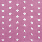 Tissu Coton Étoiles Fond Rose - Ribes y Casals