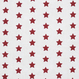 Tissu Coton Étoiles Rouges - Ribes y Casals