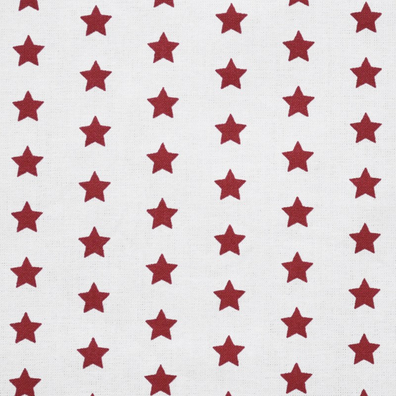 Tissu Coton Étoiles Rouges - Ribes y Casals