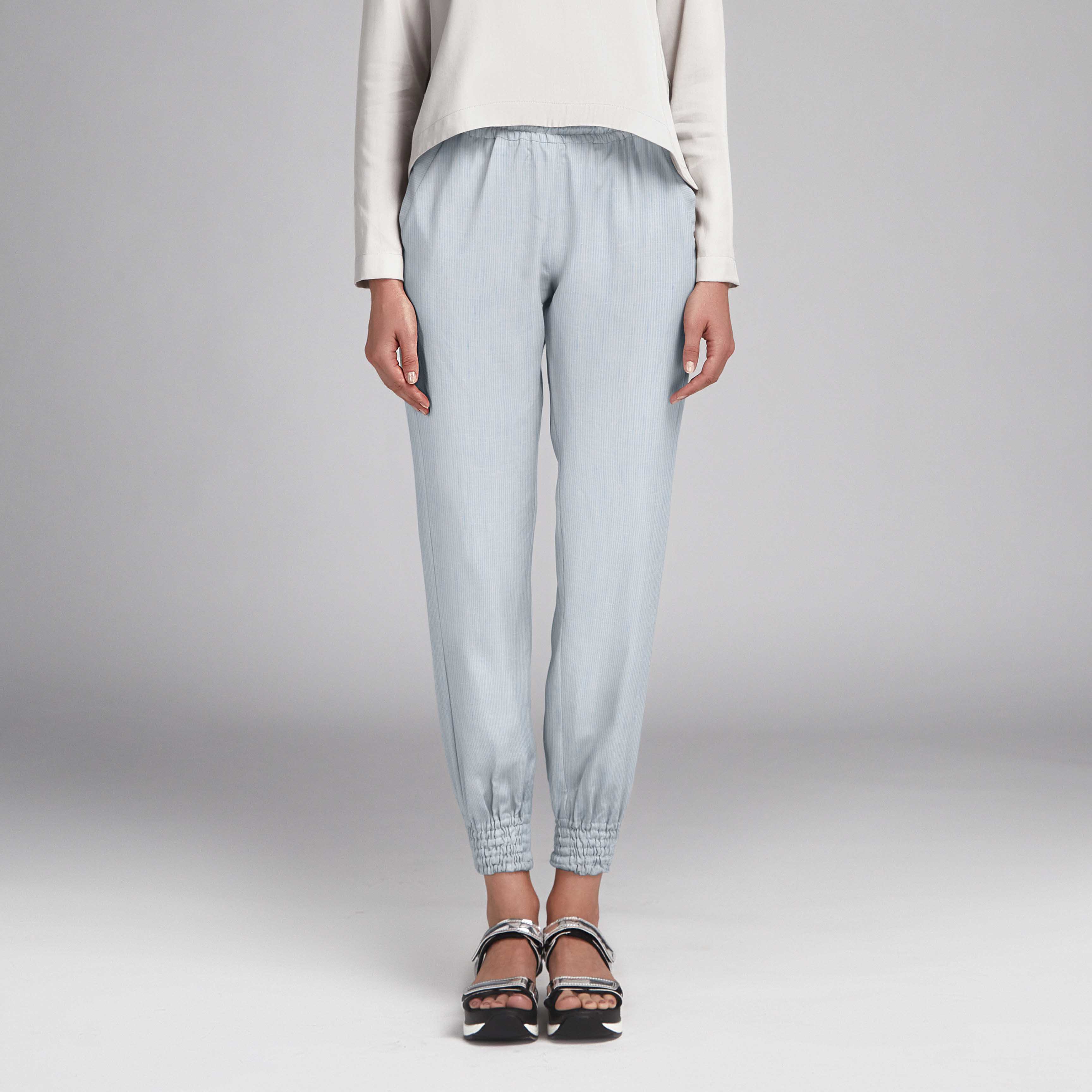 Tissu Lin Milleraies Celeste - Ribes y Casals