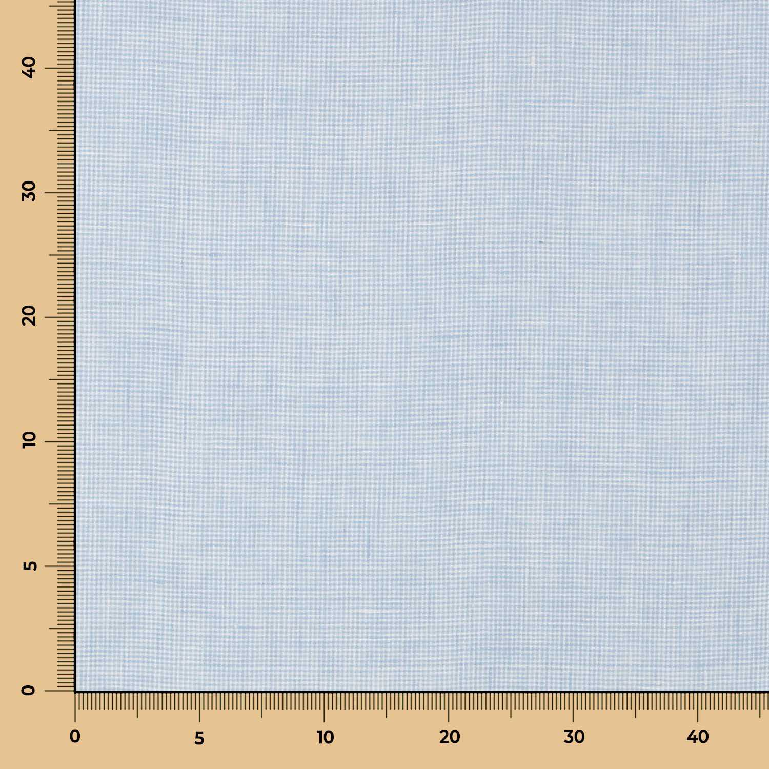 Toile Lin Pied de Poule Celeste - Ribes y Casals