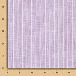 Tissu Lin Rayures Lilas - Ribes y Casals