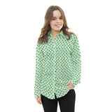 Tissu à Pois Satiné Aigue-Marine - Ribes y Casals