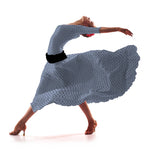 Tissu à Pois Satiné Celeste - Ribes y Casals