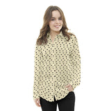 Tissu à Pois Satiné Écru - Ribes y Casals