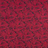 Tissu Denim Stretch Jacquard Rouge - Ribes y Casals