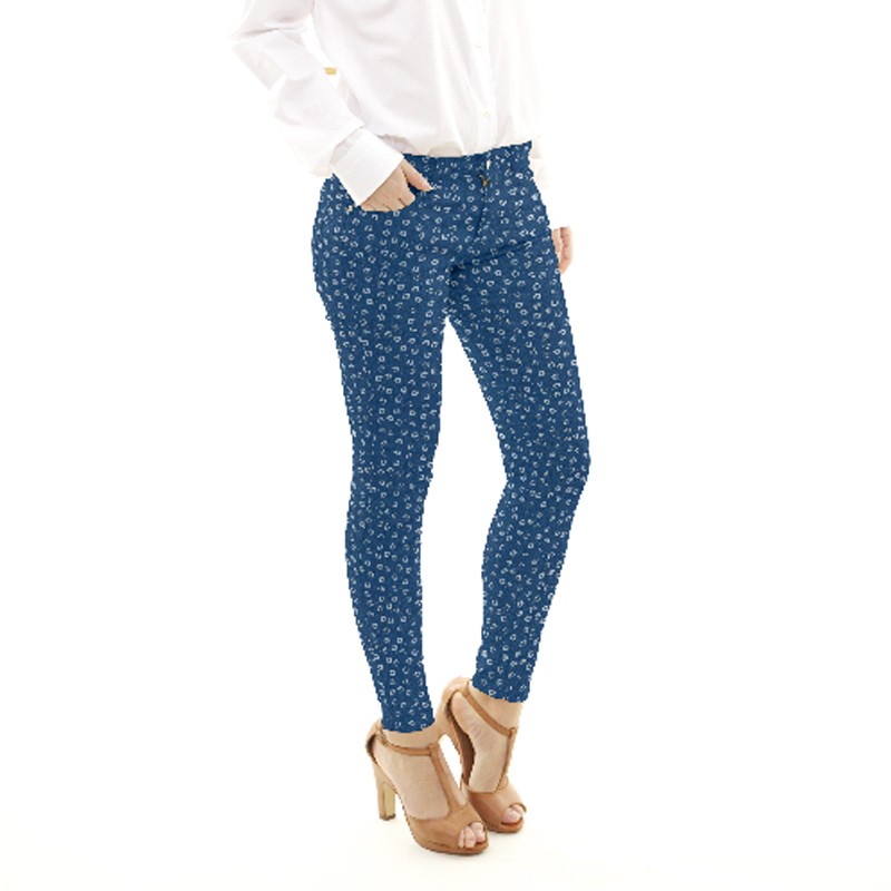 Tissu Denim Trèfles - Ribes y Casals