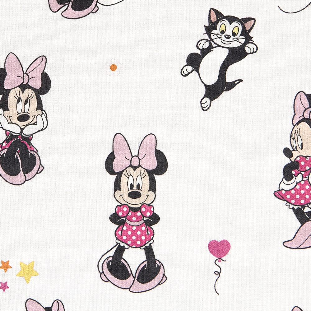 Tissu Disney Minie Mouse Écru - Ribes y Casals