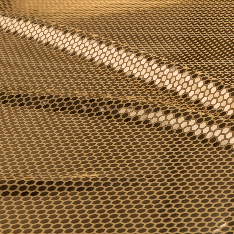Tissu Élastique Miroir Doré - Ribes y Casals