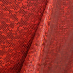 Tissu Élastique Hologramme Rouge - Ribes y Casals