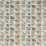 Tissu Imprimé Coton Timbres Vert - Ribes y Casals