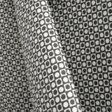 Tissu Imprimé Ronds Dans Carrés Beige - Ribes y Casals