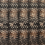 Satin Mat Imprimé Mosaiques Marron - Ribes y Casals