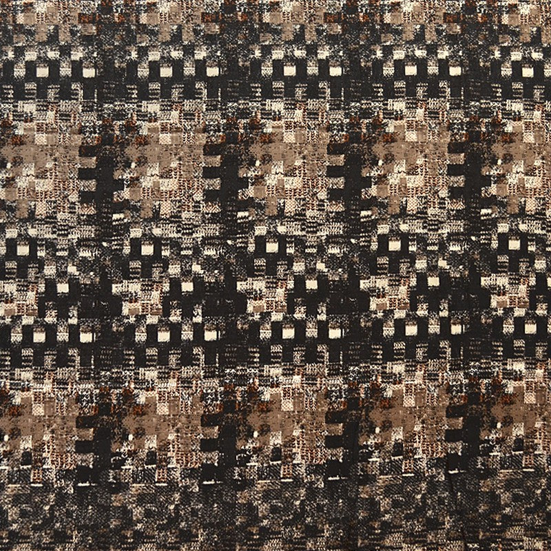 Satin Mat Imprimé Mosaiques Marron - Ribes y Casals