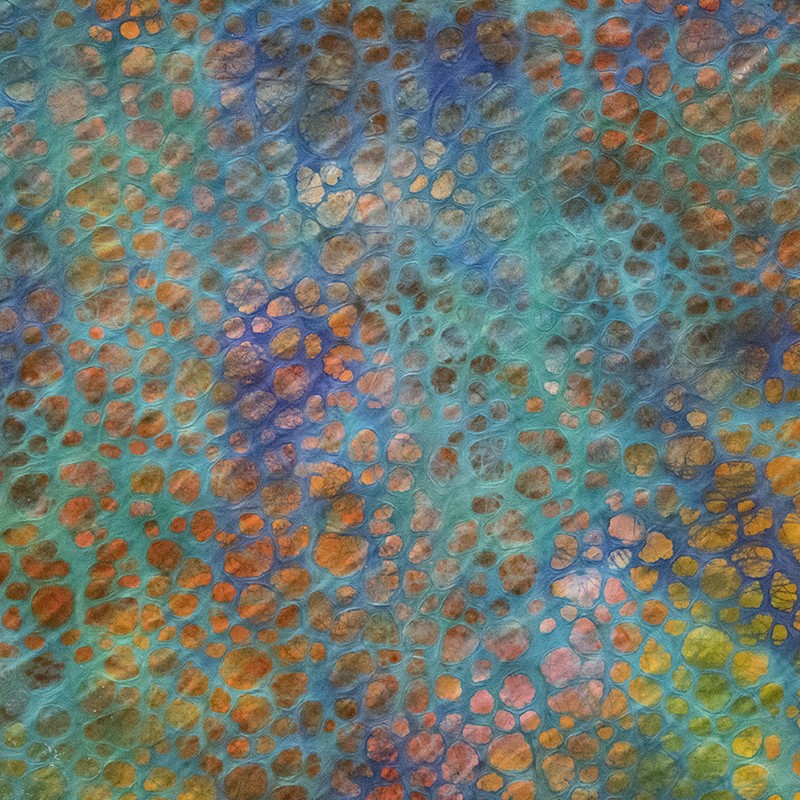Tissu Imprimé Tie Dye Vagues - Ribes y Casals