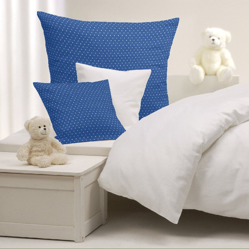 Tissu Étoiles 4mm Fond Bleu Électrique - Ribes y Casals