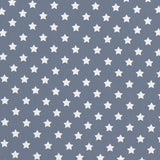 Tissu Étoiles Blanches Fond Bleu Denim - Ribes y Casals