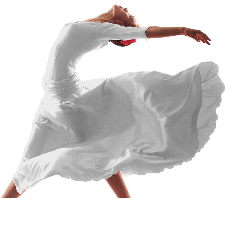 Tissu Fama Burlington Stretch Blanc - Ribes y Casals