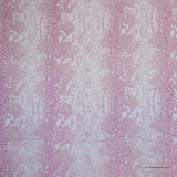 Tissu Fantaisie Brocart Écailles Rose - Ribes y Casals