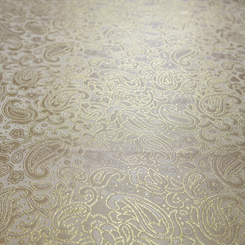 Tissu Fantaisie Cachemire Doré - Ribes y Casals