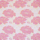 Tissu Fantaisie Fleur Corail Or - Ribes y Casals