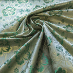 Tissu Fantaisie Floral Vert - Ribes y Casals