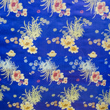 Tissu Fantaisie Kimono Bleu Électrique - Ribes y Casals