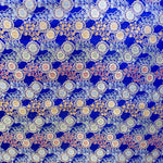 Tissu Fantaisie Medailles Bleu Électrique - Ribes y Casals