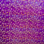 Tissu Fantaisie Branches Violet - Ribes y Casals