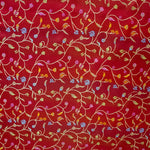 Tissu Fantaisie Branches Rouge - Ribes y Casals