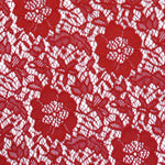 Tissu Flamenco Dentelle Vintage Rouge - Ribes y Casals
