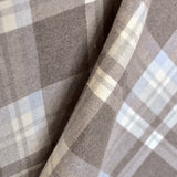 Flanelle Carreaux Bleu Ciel Marron - Ribes y Casals