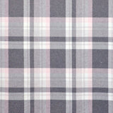 Flanelle Carreaux Rose Noir - Ribes y Casals