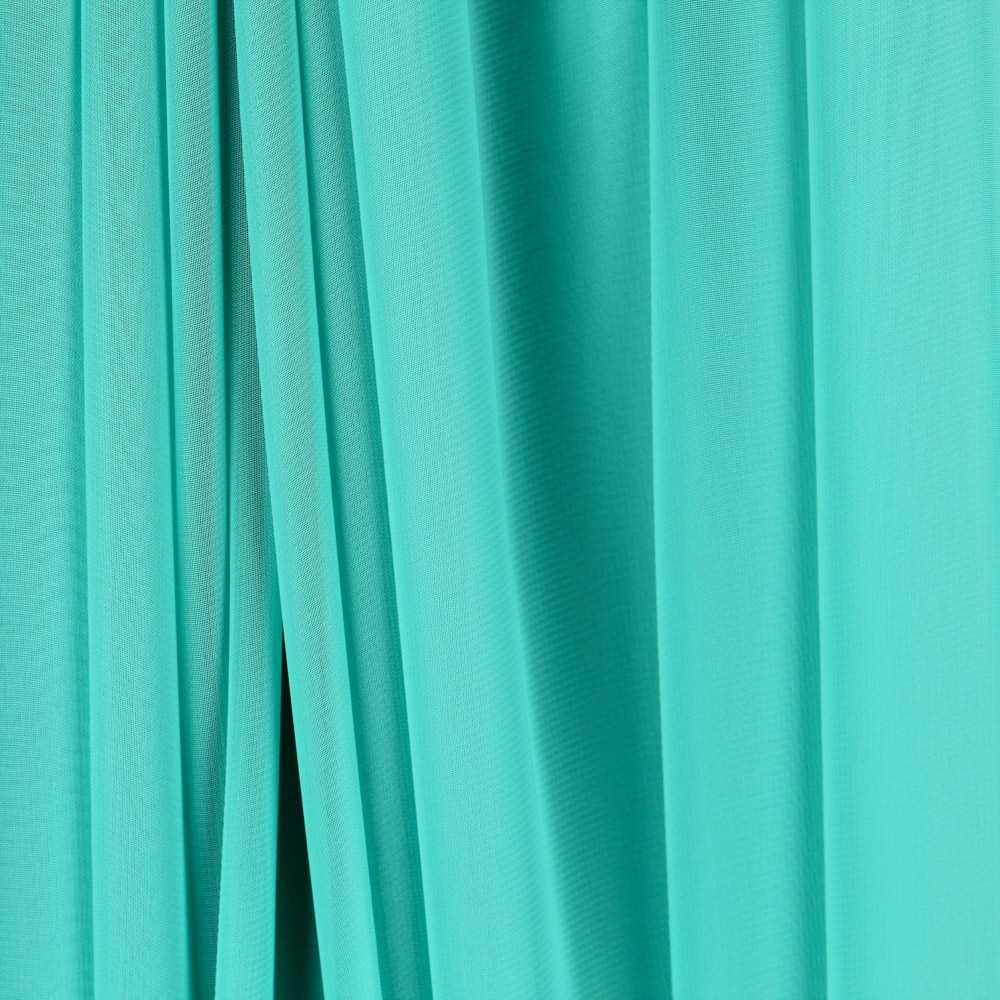 Tissu Mousseline Polyester Vert Eau - Ribes y Casals