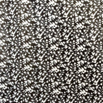 Gase Feuilles Blanches Fond Noir - Ribes y Casals