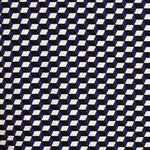 Georgette Imprimée Cube Bleu - Ribes y Casals