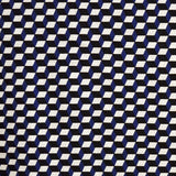 Georgette Imprimée Cube Bleu - Ribes y Casals