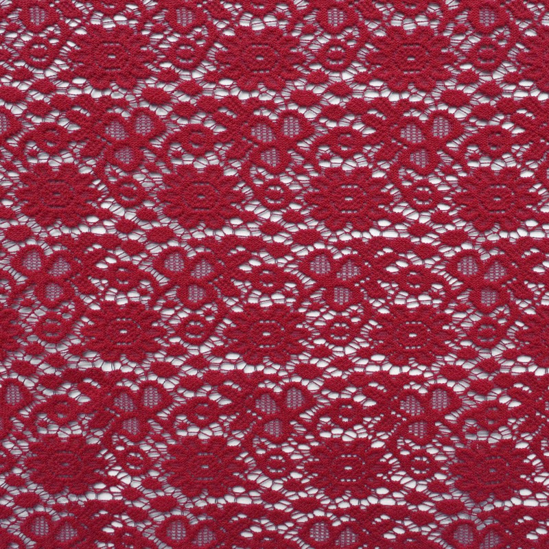 Guipure Marguerites Rouge - Ribes y Casals