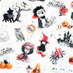 Tissu Halloween Chats - Ribes y Casals